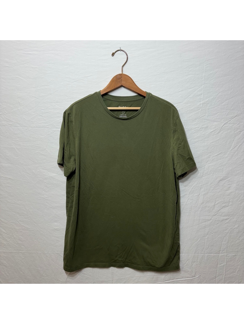 Goodfellow & Co Olive Green Crewneck T-Shirt Men's Size L